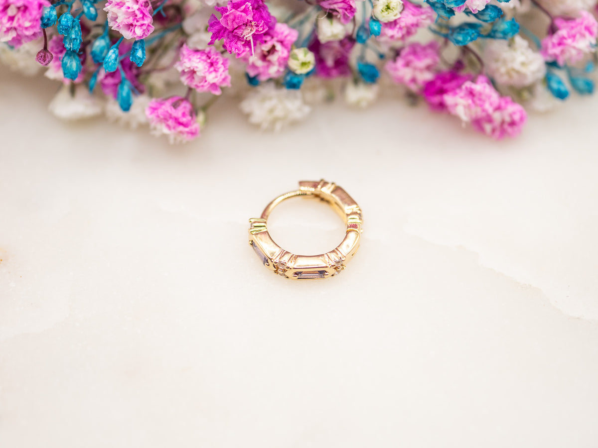 Boucle d'oreille unique Éclat Liorna