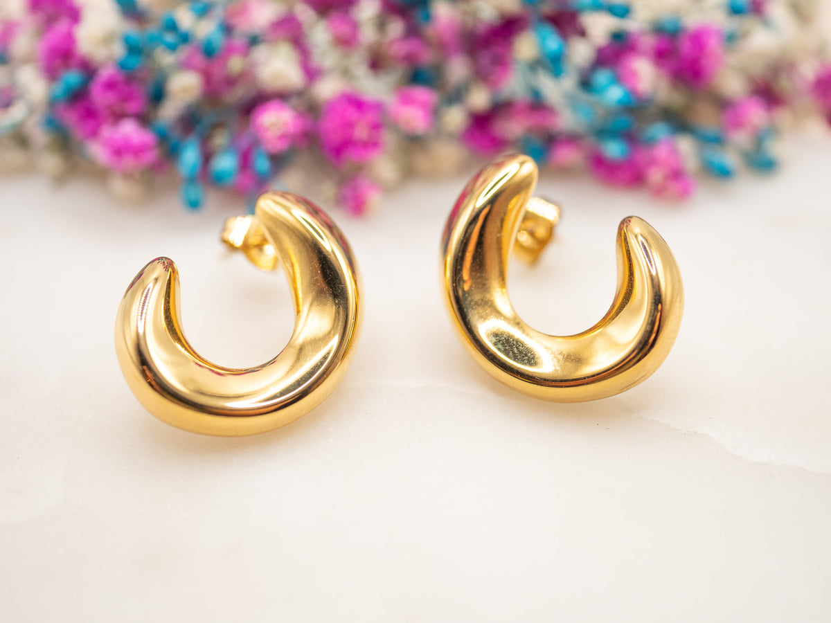Boucles d'oreilles Courbe Mioréa