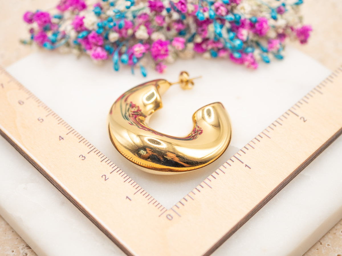 Boucles d'oreilles Croissant Miréna