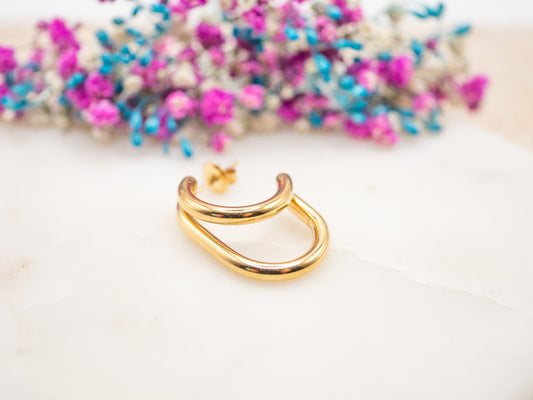 Boucles d'oreilles Courbe Luniva