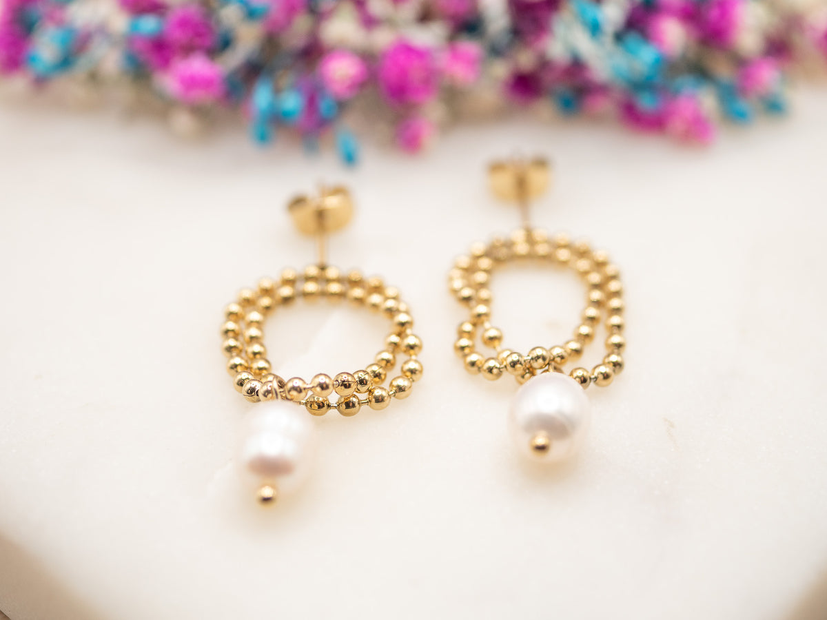 Boucles d'oreilles Perla Nova