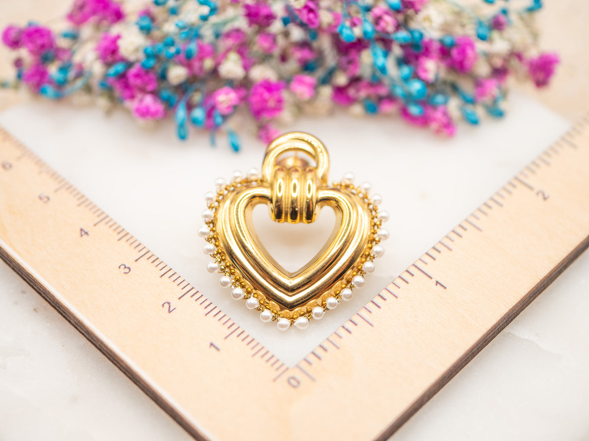Boucles d'oreilles Cœur Calina