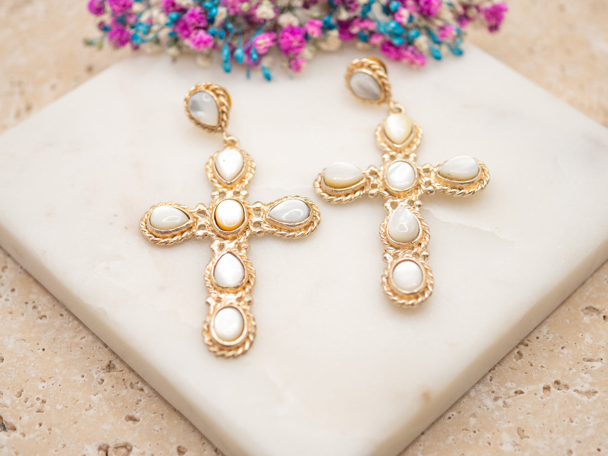 Boucles d'oreilles Croix Ilaria