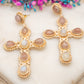 Boucles d'oreilles Croix Seloria