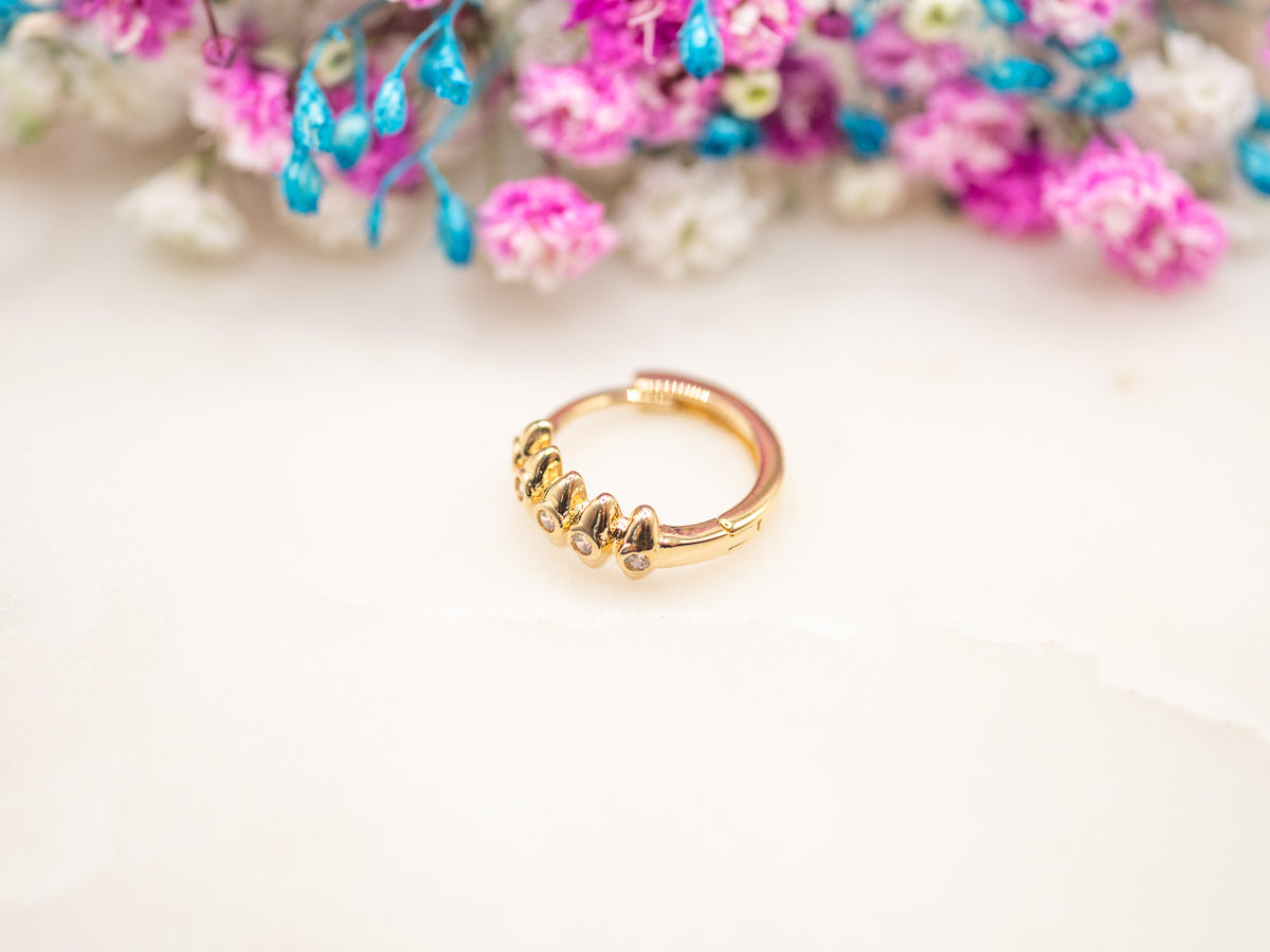 Boucle d'oreille unique Murmure Elvara