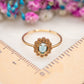 Bague Halo Azura